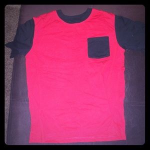 Boys red & black t-shirt